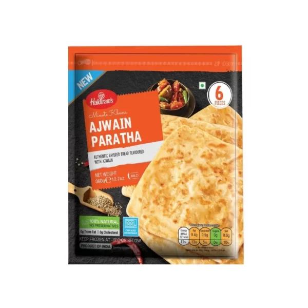 Haldirams Ajwain Paratha 360g^